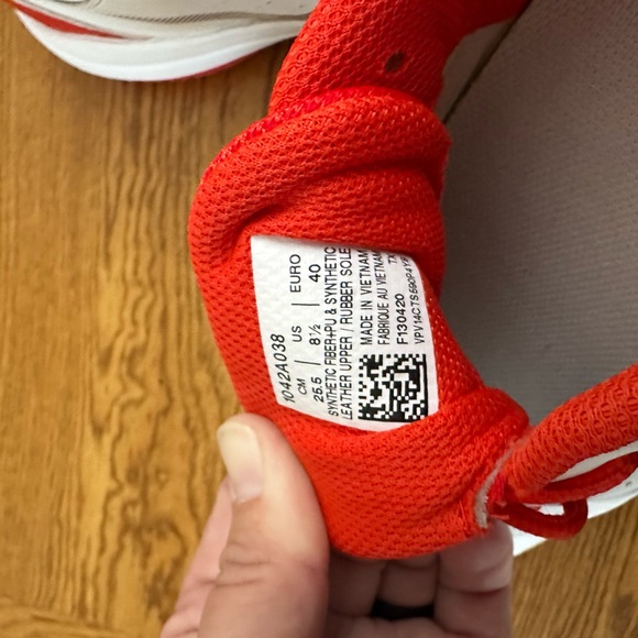 ASICS White and Red Sneakers - Picture 5 of 5